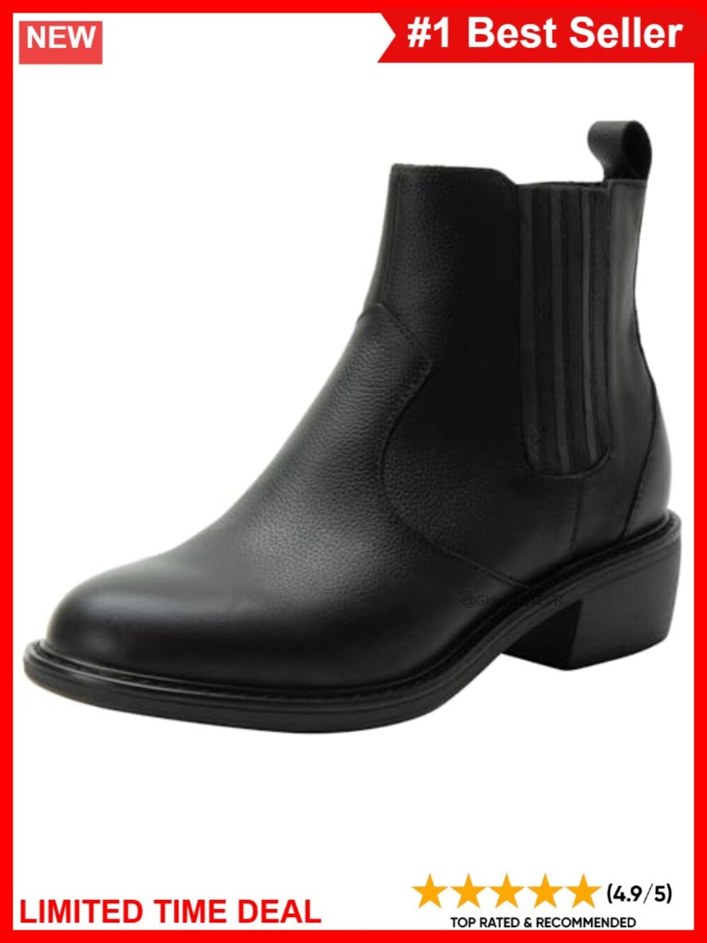 Alegria Malia Leather Ankle Boots Pointed Toe Kitten Heel